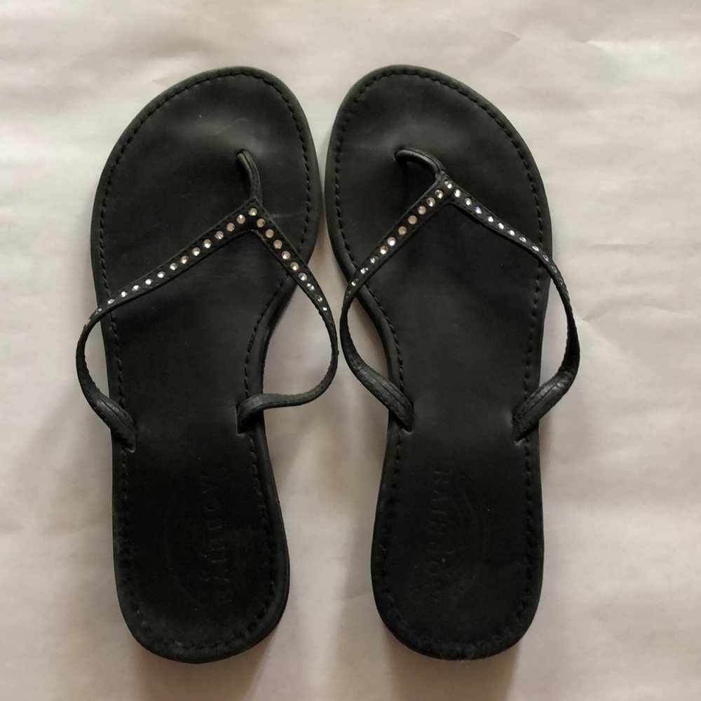 Rainbow Sandals with Swarovski crystals